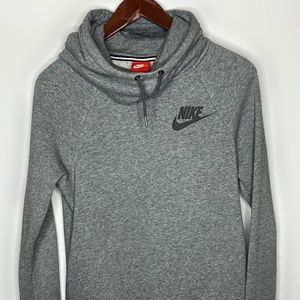 Nike Funnel Pullover Hoodie WOMENS - GREY GRAY - XSMALL